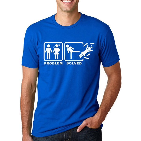 PROBLEM SOLVED Funny Guy Tees