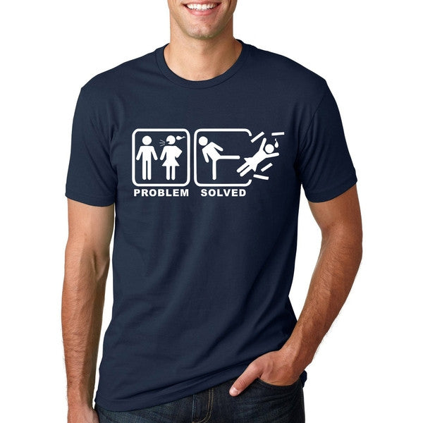 PROBLEM SOLVED Funny Guy Tees