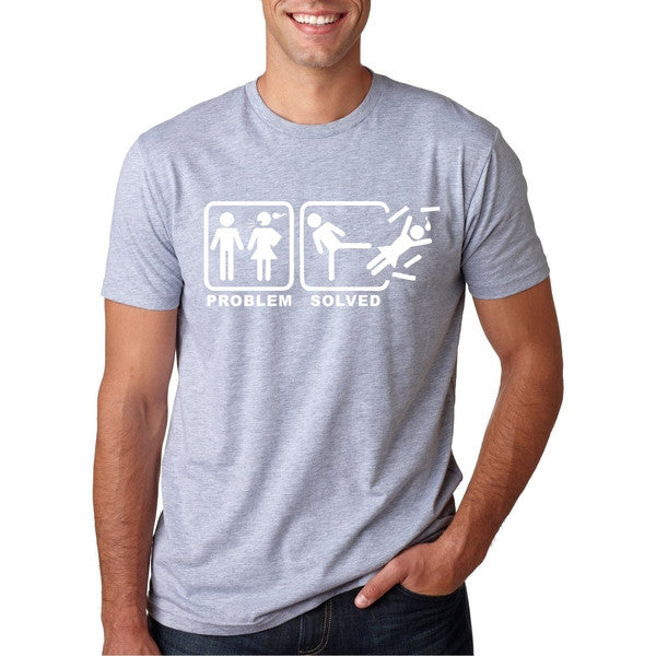 PROBLEM SOLVED Funny Guy Tees