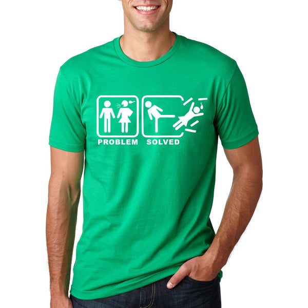 PROBLEM SOLVED Funny Guy Tees