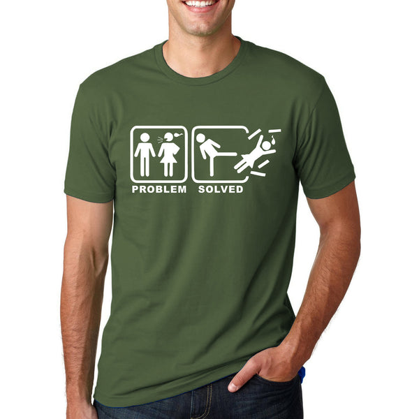 PROBLEM SOLVED Funny Guy Tees