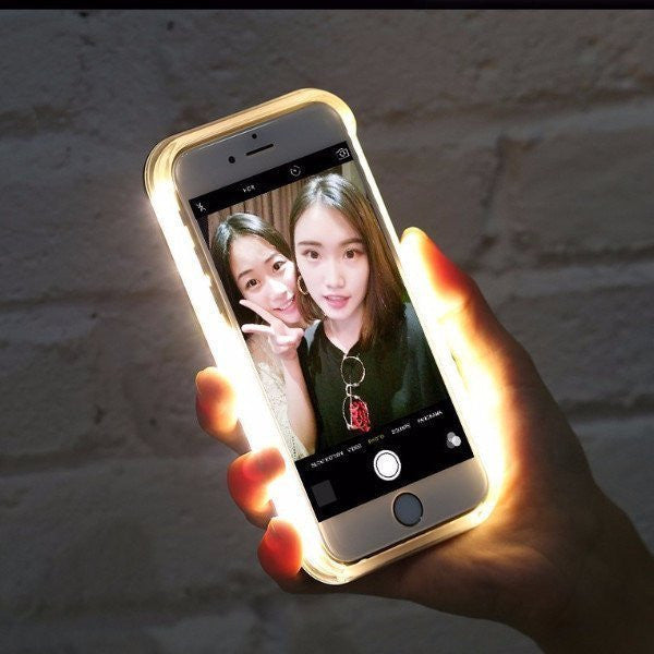 Rose LED Lighting Selfie Phone Case