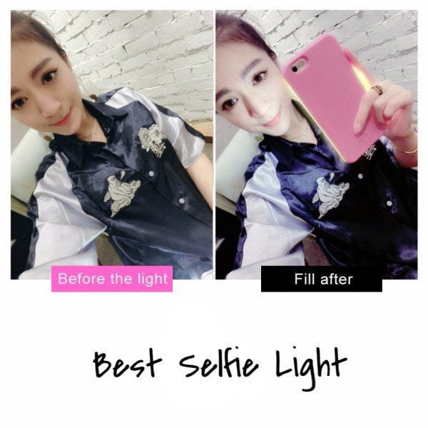 Gold LED Lighting Selfie Phone Case