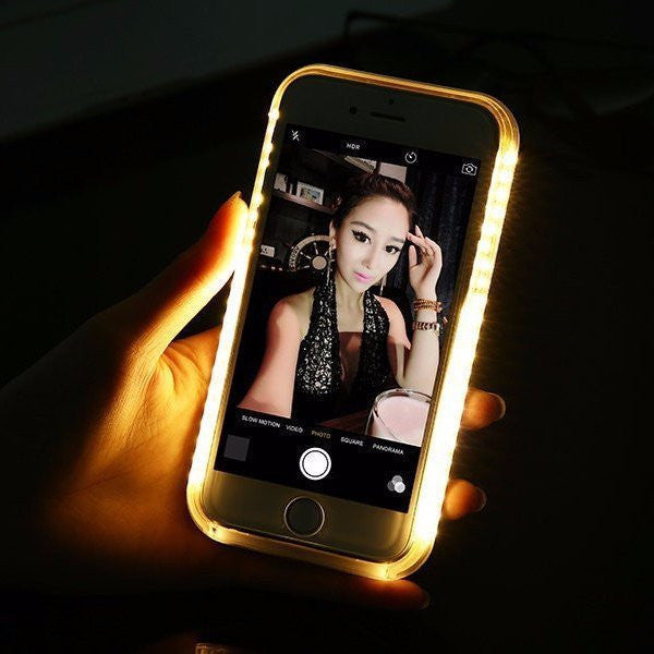 Gold LED Lighting Selfie Phone Case
